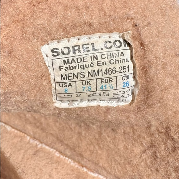 Sorel Manawan Men’s Brown Indoor/Outdoor Slippers size 8 main image 9